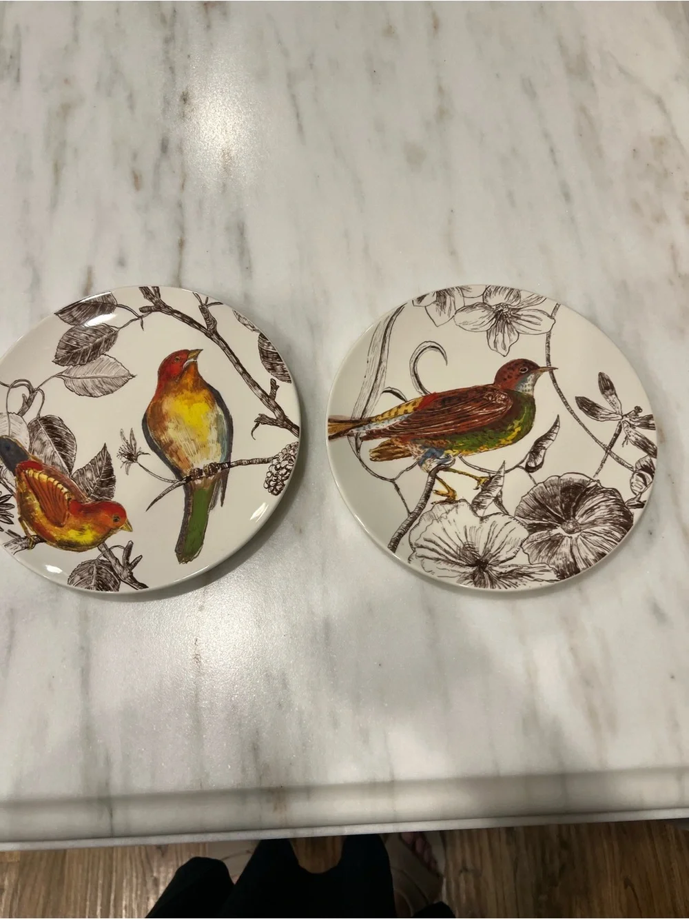 Williams Sonoma Bird Plates 2014 (2)